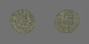 Coin Depicting the Goddess Tyche, 3rd century BCE-4th century AD. Creator: Unknown