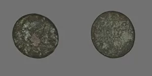 Coin Depicting the Hero Herakles, 200-133 BCE. Creator: Unknown