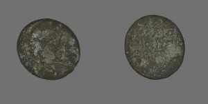 Herakles Gallery: Coin Depicting the Hero Herakles, 200-133 BCE. Creator: Unknown