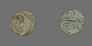 Herakles Gallery: Coin Depicting the Hero Hercules, 2nd-1st century BCE. Creator: Unknown