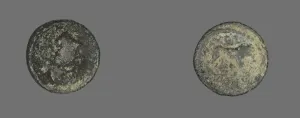 Coin Depicting a Lion, 193-211. Creator: Unknown