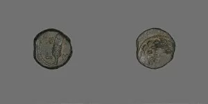 Palestine Collection: Coin Depicting a Palm Branch, 24-25, Procurator: Valerius Gratus (24-25)