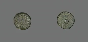 Coin Depicting a Shield, 239-229 BCE, issued by King Demetrius II. Creator: Unknown Coin Depicting a Shield, 239-229 BCE, issued by King Demetrius II. Creator: Unknown