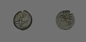 Numismatology Collection: Coin Depicting Shields and Spears, 54 CE, Procurator: Antonius Felix (reign of Claudius)