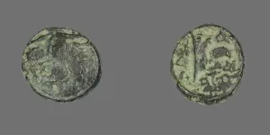 Chios Prints: Coin Depicting a Sphinx, 301-109 BCE (?). Creator: Unknown