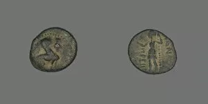Asia Minor Gallery: Coin Depicting a Sphinx, 31 BCE-476 CE. Creator: Unknown