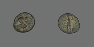 Asia Minor Gallery: Coin Depicting a Sphinx, 31 BCE-476 CE. Creator: Unknown