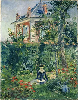 Un Coin du jardin de Bellevue, 1880. Creator: Manet, Edouard (1832-1883)