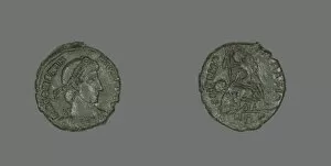 Numismatology Collection: Coin Portaying Emperor Constantius II, 337-361. Creator: Unknown