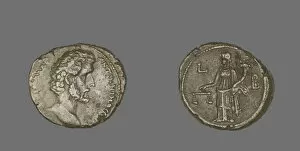 Billon Gallery: Coin Portraying Emperor Antoninus Pius, 138-9. Creator: Unknown