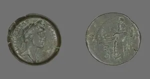 Pius Antoninus Prints: Coin Portraying Emperor Antoninus Pius, 149-150. Creator: Unknown