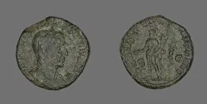 Coin Portraying Emperor Aurelian, 270-275. Creator: Unknown