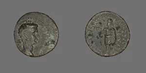 Caligula Prints: Coin Portraying Emperor Caligula, 37-41 CE. Creator: Unknown