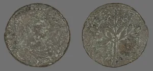 Antoninus Prints: Coin Portraying Emperor Caracalla, 198-217 CE. Creator: Unknown