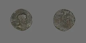 Caesar Collection: Coin Portraying Emperor Constantine II Caesar, 330-336. Creator: Unknown