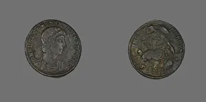 Obverse Prints: Coin Portraying Emperor Constantine II or Emperor Constantius Gallus