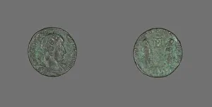 Coin Portraying Emperor Constantius II, after 340. Creator: Unknown