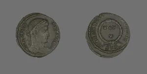 Coin Portraying Emperor Crispus, 323-324. Creator: Unknown