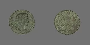 Coin Portraying Emperor Emperor Constantine I, 307-337. Creator: Unknown