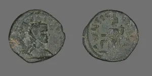 Coin Portraying an Emperor, (end of 3rd century BCE ?). Creator: Unknown