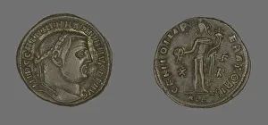 As (Coin) Portraying Emperor Galerius, 308-310. Creator: Unknown