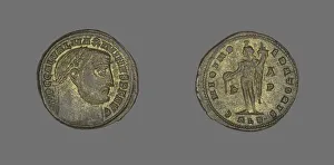 As (Coin) Portraying Emperor Galerius, 305-311. Creator: Unknown