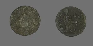 Coin Portraying Emperor Gallienus, 253-268. Creator: Unknown