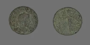 Coin Portraying the Emperor Gallienus, 253-268. Creator: Unknown