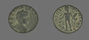 Coin Portraying the Emperor Gallienus, 253-268. Creator: Unknown
