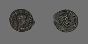 Billon Gallery: Coin Portraying Emperor Gordian III, 243-244. Creator: Unknown