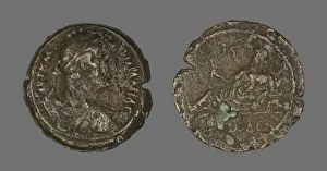 Coin Portraying Emperor Hadrian, 117-138. Creator: Unknown