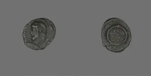 Julian Prints: Coin Portraying Emperor Julian, 360-363. Creator: Unknown