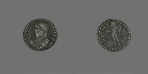 Licinius Prints: Coin Portraying Emperor Licinius, 307-324. Creator: Unknown