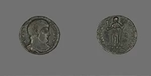 Coin Portraying Emperor Magnentius, 350-351. Creator: Unknown
