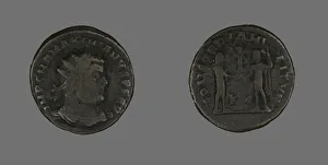 Maximian Prints: Coin Portraying Emperor Maximianus, 286-305. Creator: Unknown