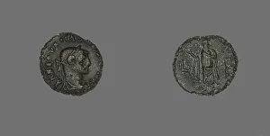 Maximian Prints: Coin Portraying Emperor Maximianus, 287-288. Creator: Unknown