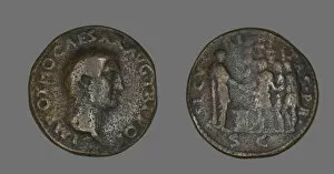 Coin Portraying Emperor Otho, 69. Creator: Unknown