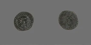 Gaul Prints: Coin Portraying Emperor Tetricus I, 268. Creator: Unknown