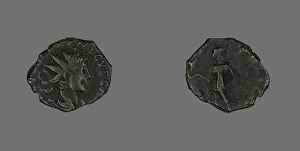 Coin Portraying Emperor Tetricus II, 271-274. Creator: Unknown