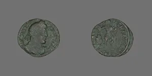 Coin Portraying Emperor Valentinian I, 364-375. Creator: Unknown