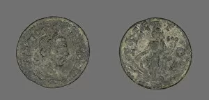 Coin Portraying Emperor Valerian I ?, 253-260. Creator: Unknown