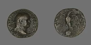 Coin Portraying Emperor Vespasian, 69-79. Creator: Unknown