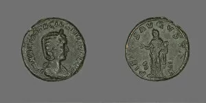 Coin Portraying Empress Otacilla Severa, 244-248. Creator: Unknown