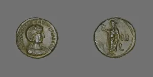 Billon Prints: Coin Portraying Empress Salonina, 264-265. Creator: Unknown