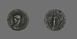 Billon Gallery: Coin Portraying Empress Salonina, 253-268. Creator: Unknown