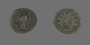 Valerian Prints: Coin Portraying Empress Salonina, 256. Creator: Unknown