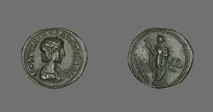 Billon Gallery: Coin Portraying Empress Salonina, 266-267. Creator: Unknown