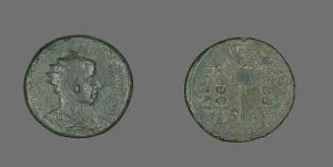 Philip Ii Prints: Coin Portraying King Philip II, 247-249. Creator: Unknown