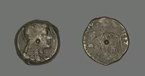 Ptolemaic Gallery: Coin Portraying Queen Cleopatra I as the Goddess Isis, 146-127 BCE