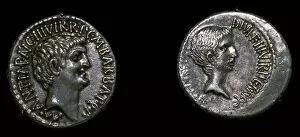 Mark Anthony Gallery: Coins of Mark Antony and Octavian, 1st century BC